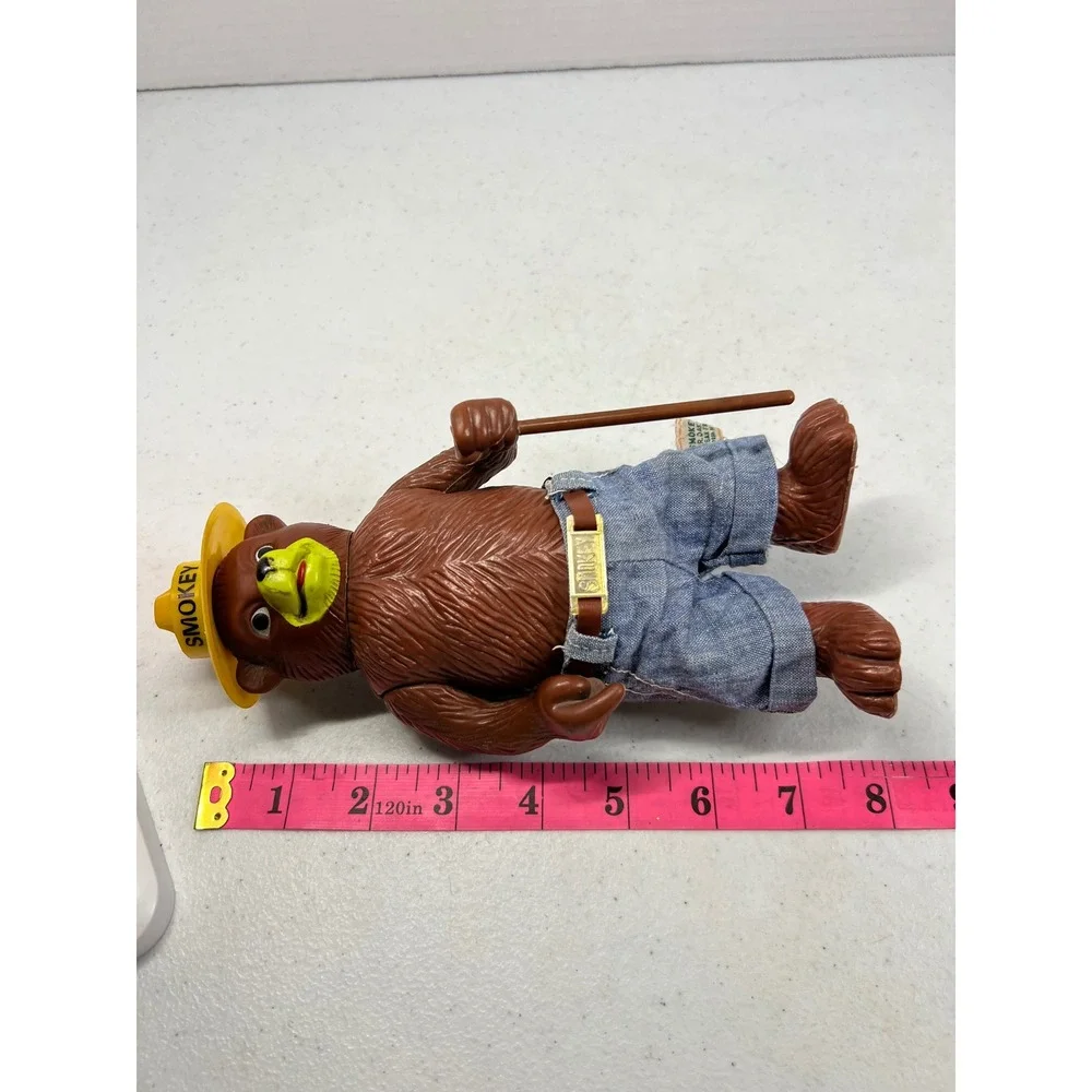 Vintage Smokey Bear R Dakin & Co Action Figure Vinyl 8 Inch Forest Ranger Mascot
